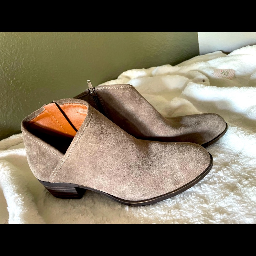 Lucky Brand Suede Ankle Boots